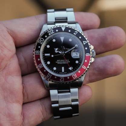 RLX GMT-Master II, red & black bezel (“Coke” style)